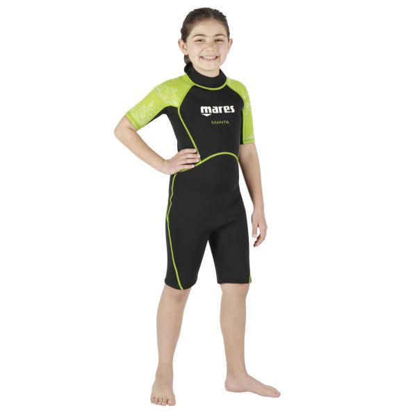 

Гидрокостюм для снорклинга детский Mares Manta Jr Shorty 2,2 mm V2 6-8 лет (412460.-3)