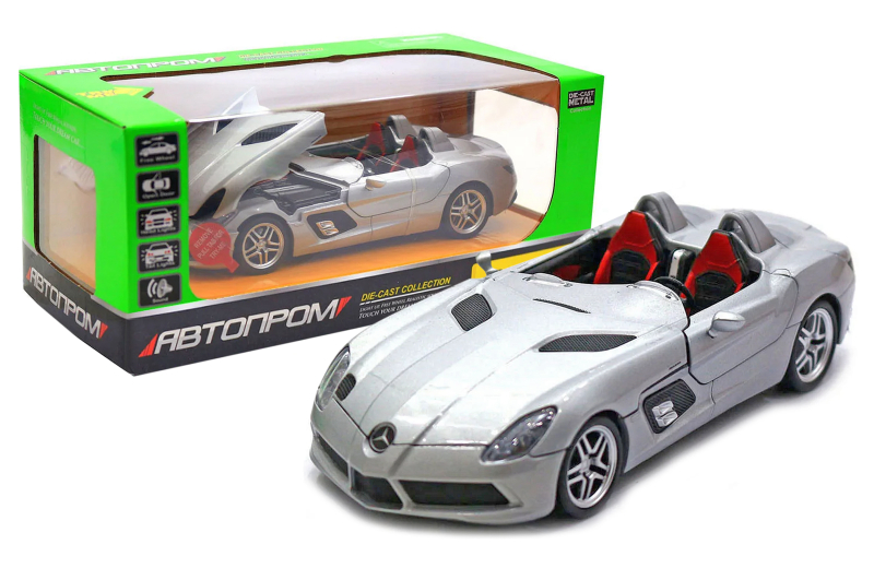 

Машинка Mercedes-Benz SLR McLaren Stirling Moss Автопром 68265A