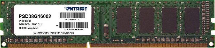 

Patriot DDR3 1600 SO-DIMM[PSD38G16002]