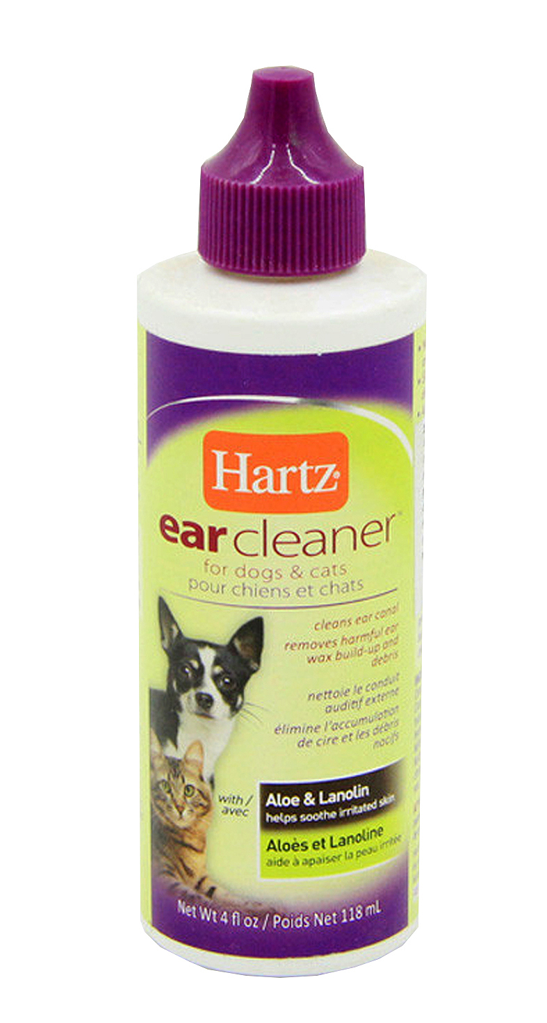 

Лосьон для очищения ушей у собак и котов с Алоэ Вера и ланолином EAR CLEANER F/DOGS & CATS 118 мл Hartz BGL-HTZ-21