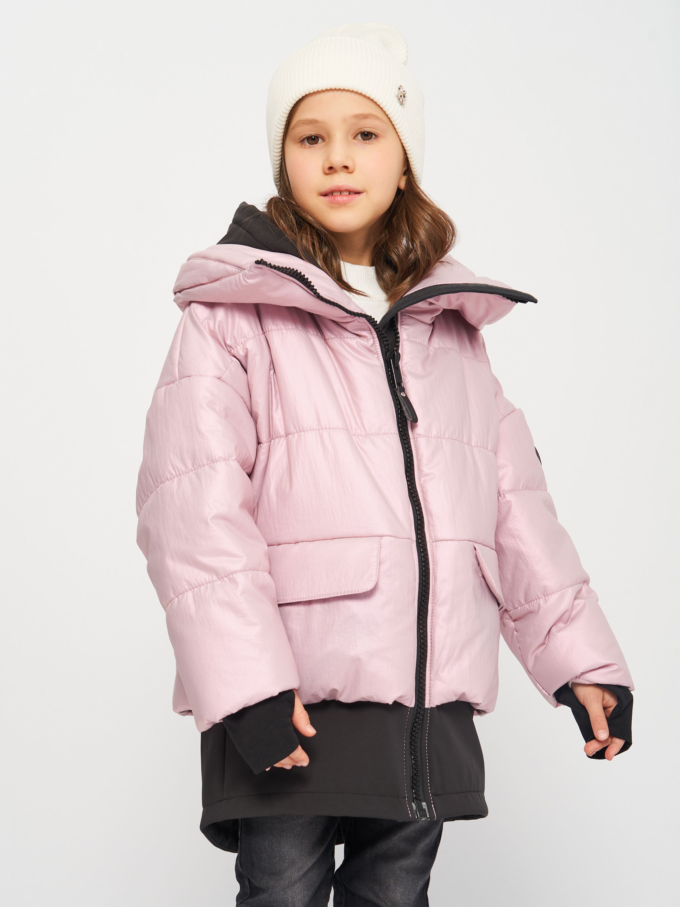 Акція на Дитяча зимова куртка для дівчинки Lenne Poppy 21360-121 128 см від Rozetka