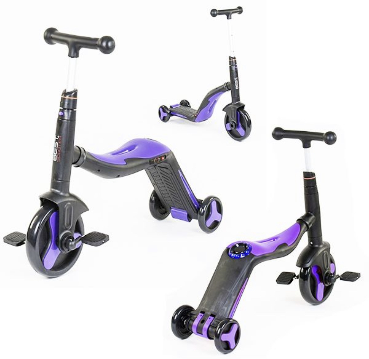 

Самокат-велобег scooter 3в1 с педалями синий без упаковки SKL11 (Li-293881)