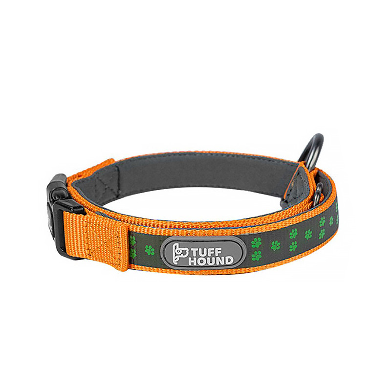 

Светоотражающий ошейник для собак TUFF HOUND 1537 Orange M с утяжкой (F_5317-16496)
