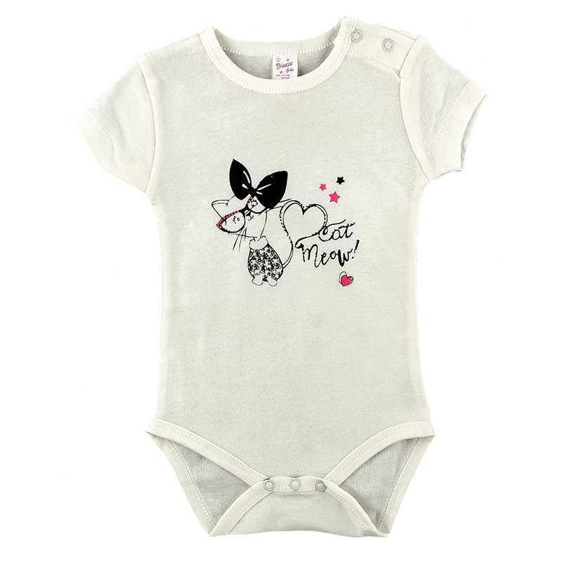 

Боди-футболка для девочки BREEZE 74 см молочный