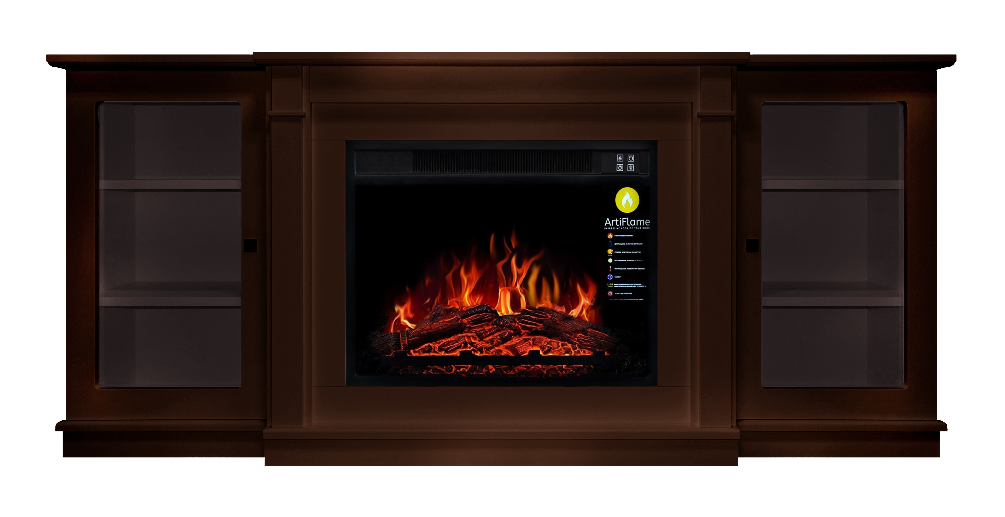 

Электрокамин с порталом ArtiFlame VERMONT AF23S КОНЬЯК (со звуком)