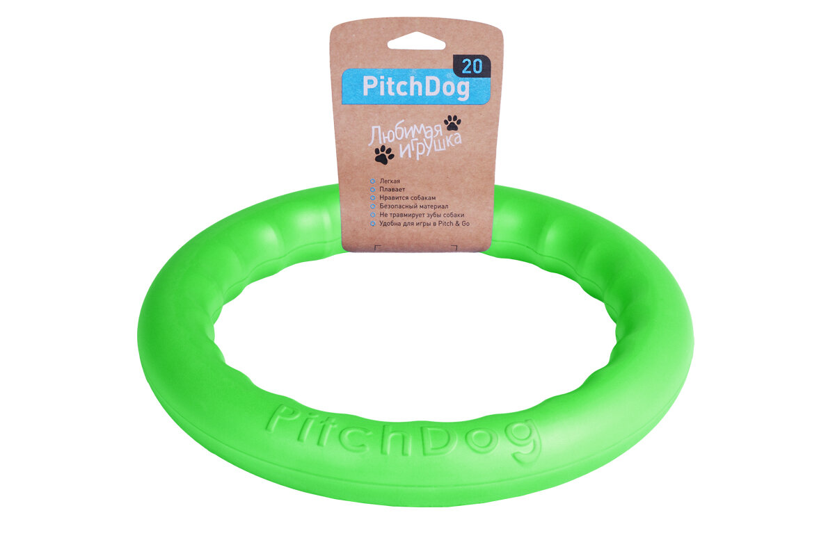

Кольцо для апортировки PitchDog Ø 28 см салатовый PitchDog BGL-PL-34