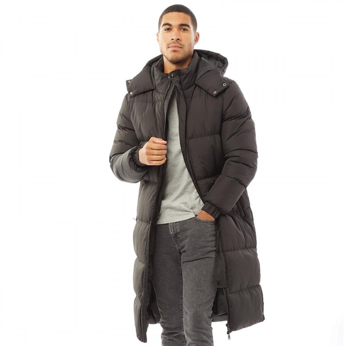 

Пуховик Fluid Maxi Length Black Black,  (42, Пуховик Fluid Maxi Length Black Black, XS (42)