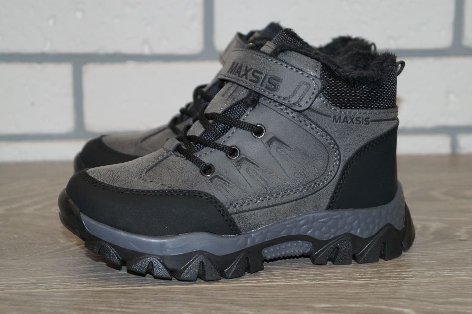 

Зимние ботинки Okshoes 3304-20 34 (22 см) серые еврозима