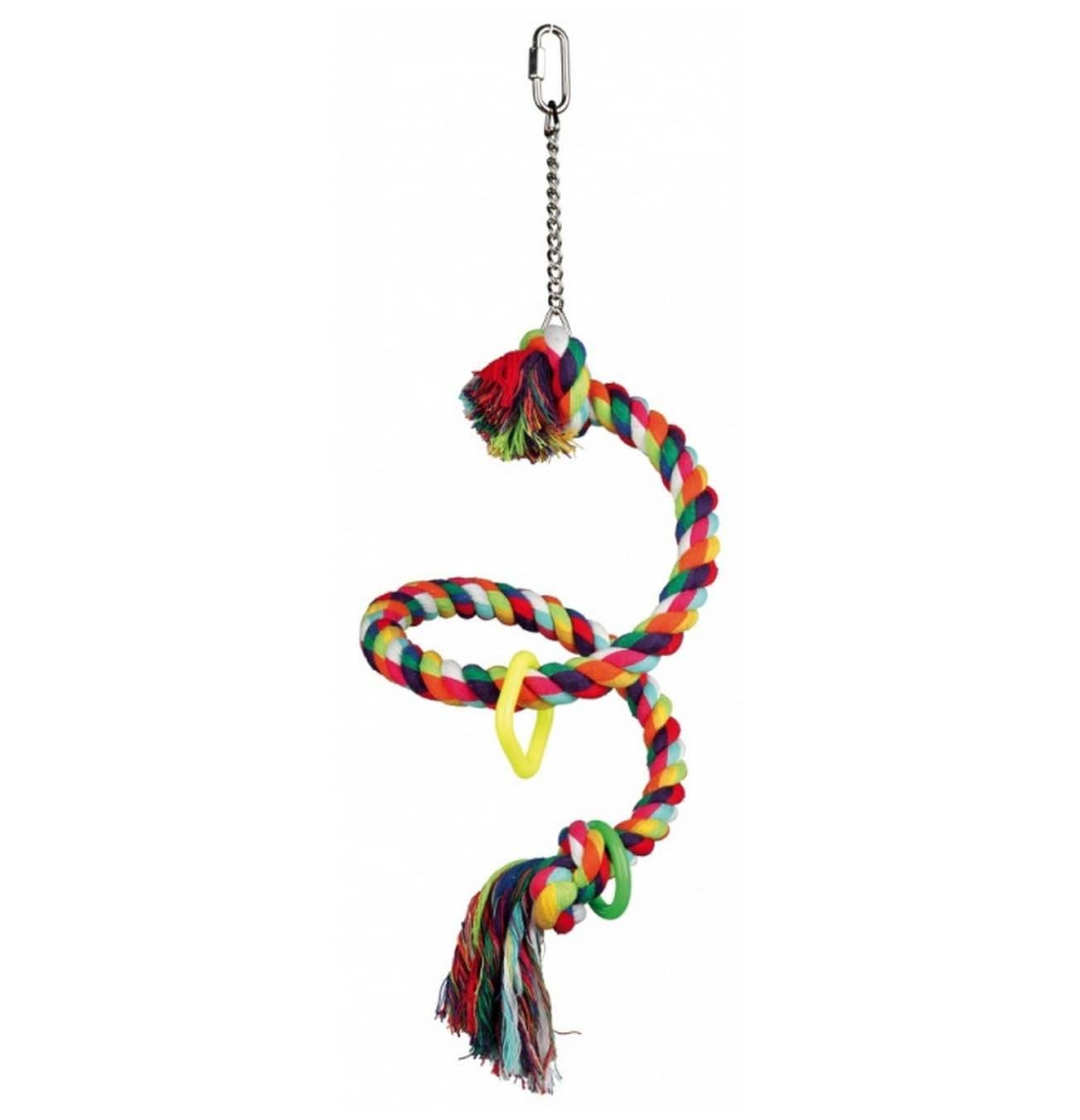 

Игрушка-спираль для средних и крупных попугаев Spiral Rope Perch 50 см Ø 21 мм Trixie BGL-TX-205