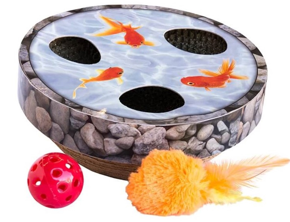 

Игрушка для котов озеро с рыбками Petstages Hide & Seek Wobble Pond Petstages BGL-EZ-1251