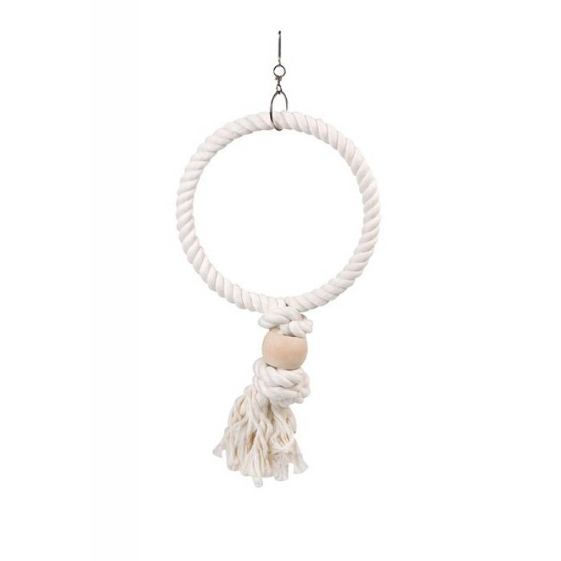 

Игрушка для птиц веревочное кольцо Ring 24 x 5 x 40 см Flamingo BGL-KF-423