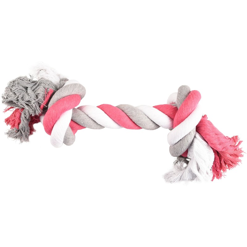 

Игрушка для собак кость веревочная Cotton Bone 2 Knots 43 см Flamingo BGL-KF-306