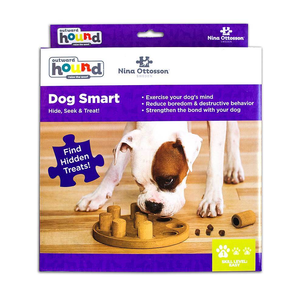 

Игрушка головоломка для собак Nina Ottosson Dog Smart Composite 23 x 6 см Nina Ottosson BGL-PT-101