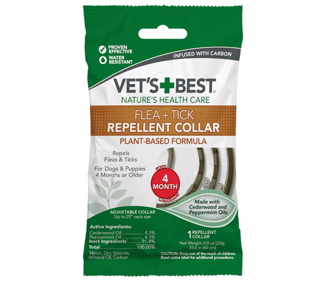 

Ошейник от блох и клещей для собак Flea&Tick Repellent Dog Collar VET`S BEST до 50 см Vet's Best BGL-VB-29