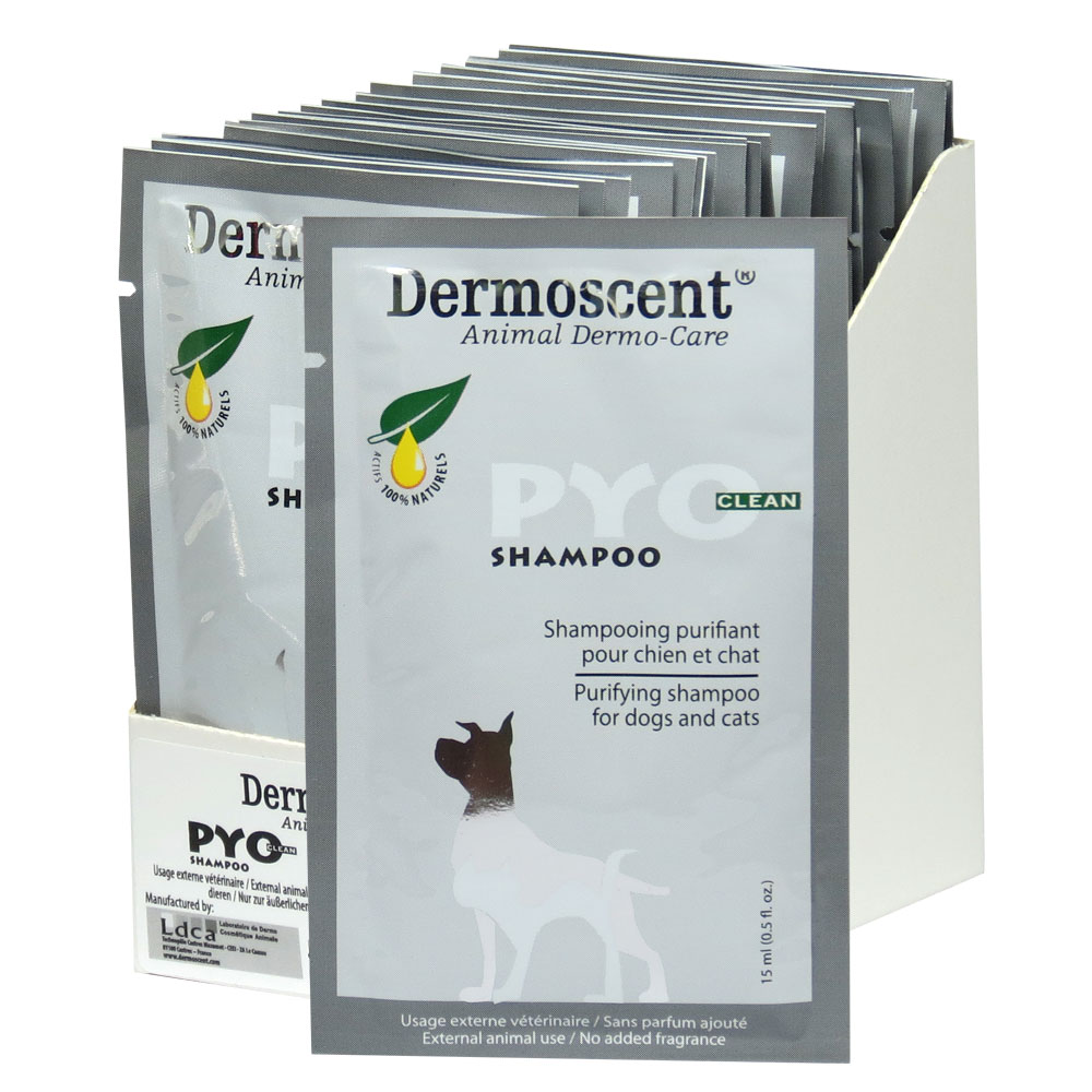 

Очищающий шампунь для контроля кожных инфекций кошек и собак Dermoscent PYOclean Shampoo 20 x 15 мл Dermoscent® BGL-DE-18