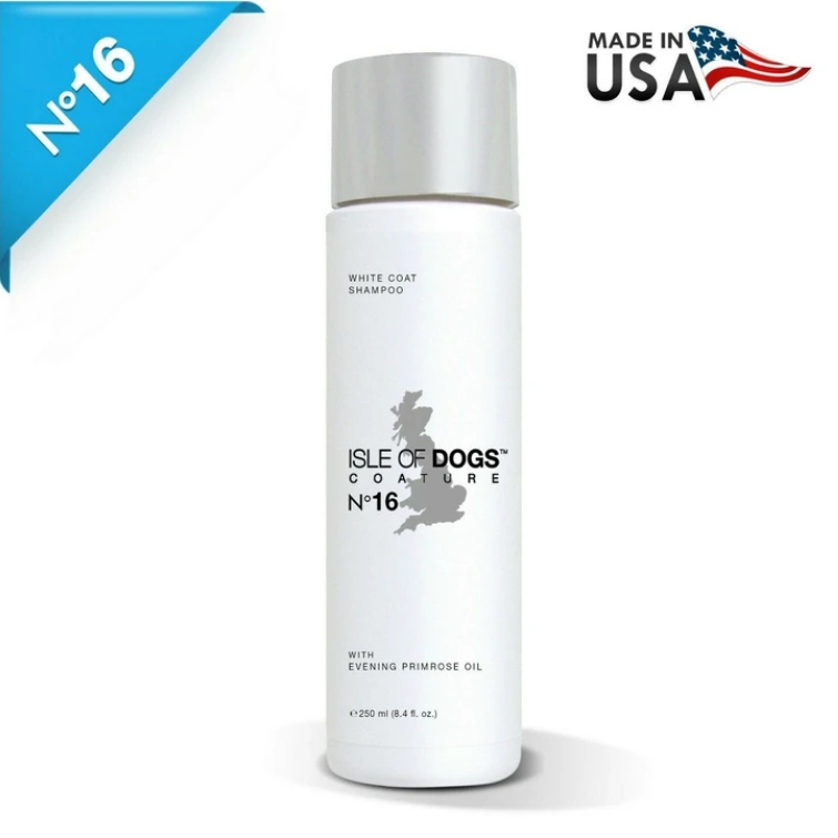 

Шампунь для белых и светлых собак Масло Вечерней Примулы "No.16 White Coat Evening Primrose Oil Shampoo" серии COATURE COLLECTION 250 мл Isle Of Dogs BGL-IS-53