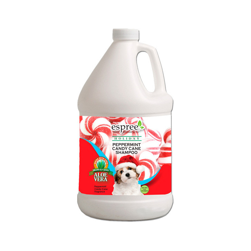 

Шампунь для собак с ароматом конфеты Peppermint Candy Cane Shampoo 3,79 л Espree BGL-ES-51