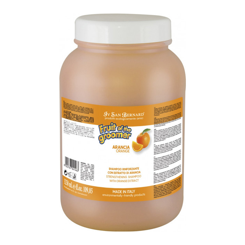 

Шампунь для животных с выпадающей и слабой шерстью Orange Fruit of the Groomer 3.25 л Iv San Bernard BGL-IB-119