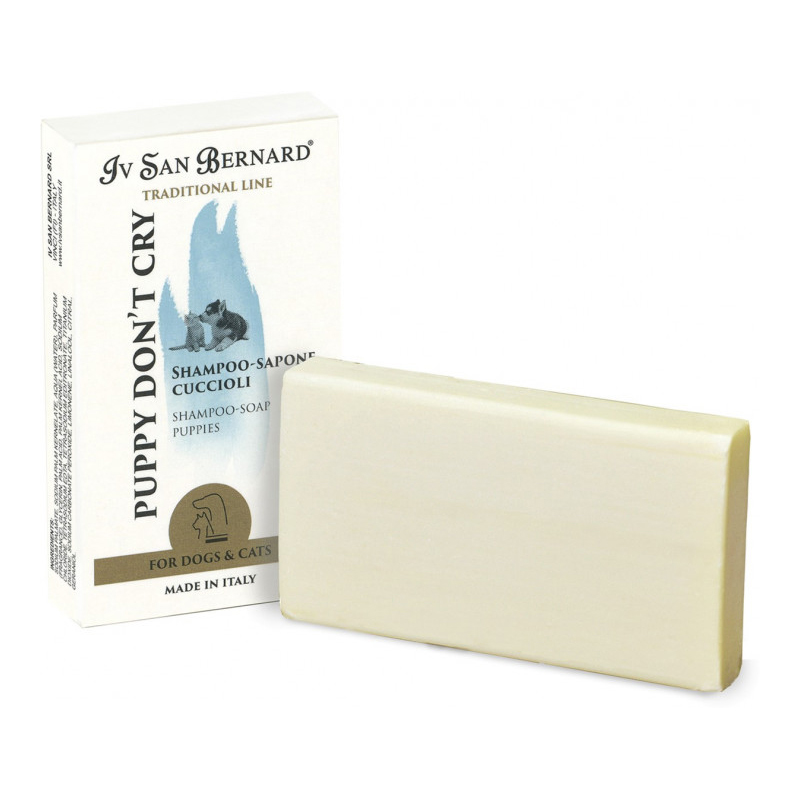 

Мыло-шампунь для щенков Без слез Don’t Cry Traditional line 75 г Iv San Bernard BGL-IB-83