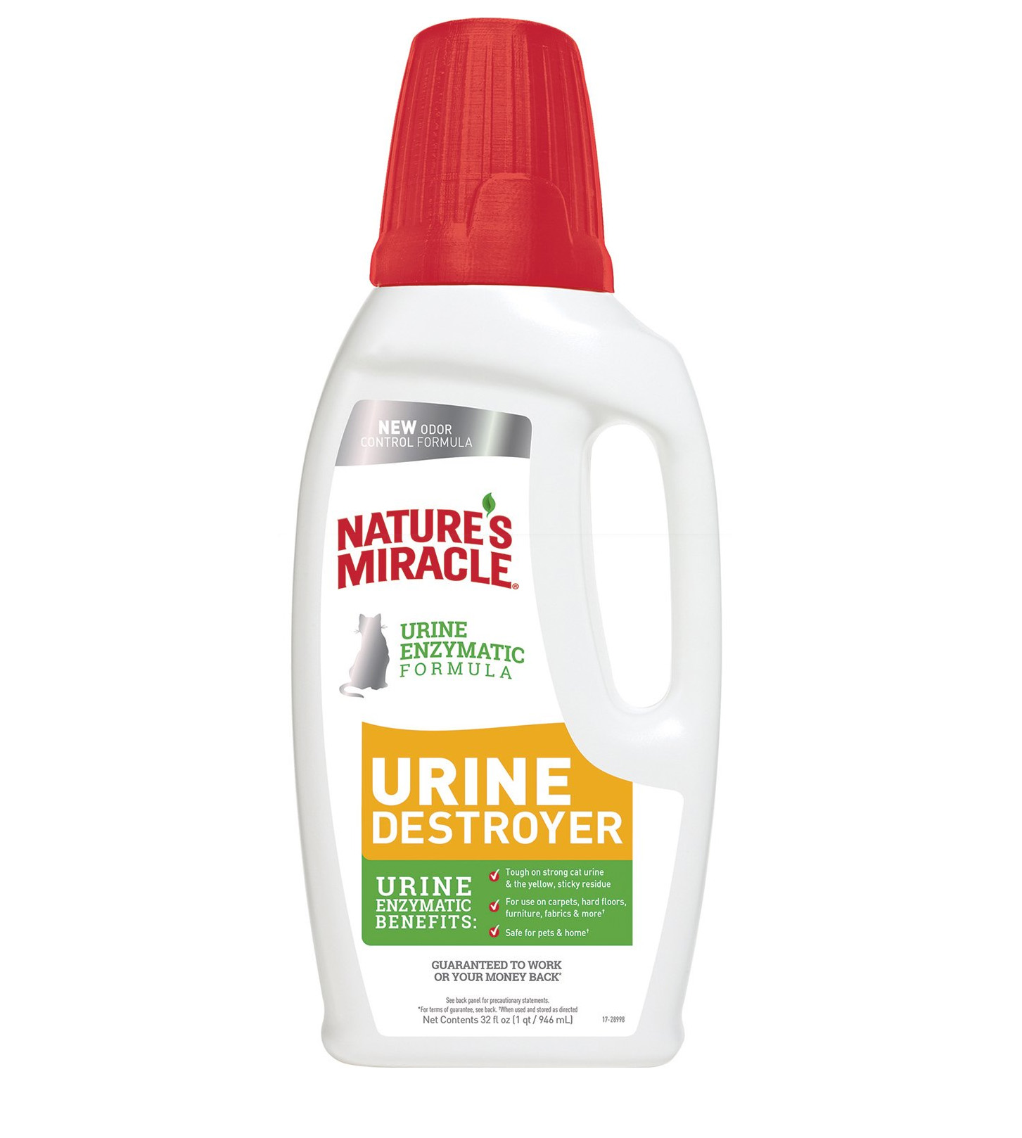 

Уничтожитель пятен и запахов мочи для кошек Urine Destroyer for Cats 946 мл Natures Miracle BGL-NM-201
