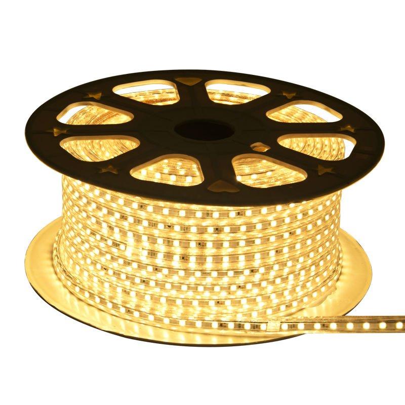 

Светодиодная лента SMD 5050 100м WW 220В теплый свет