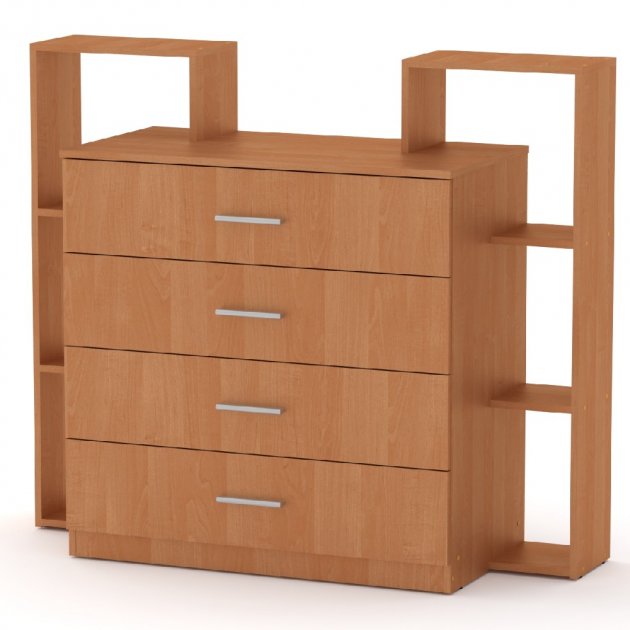 

Комод для вещей Компанит 4-2 Ольха