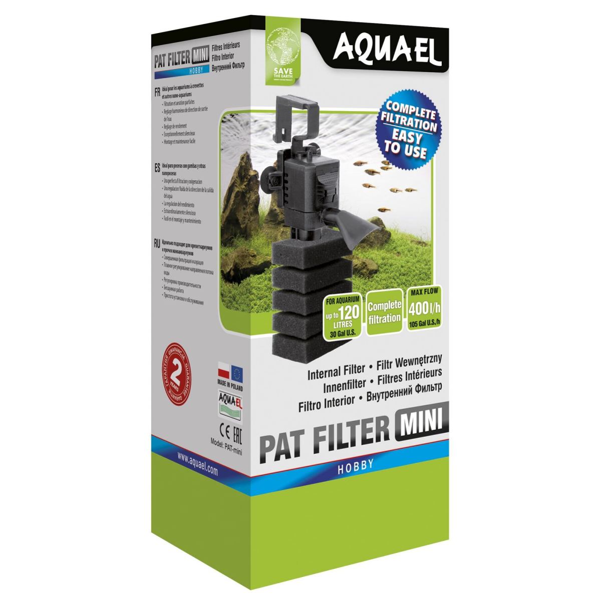 

Фильтр внутренний AQUAEL PAT MINI Aquael BGL-DR-2297