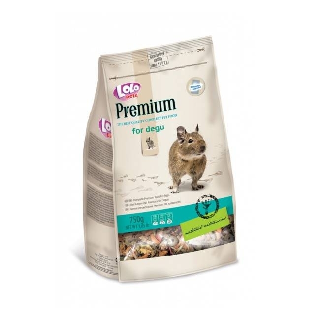 

Полнорационный корм для дегу LoLo Pets Premium for Degu 750 г LoLo PETS BGL-LO-27