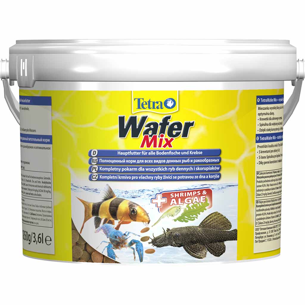 

Сухой корм для донных рыб в пластинках Wafer Mix Tetra 3.6 л Tetra BGL-TET-659