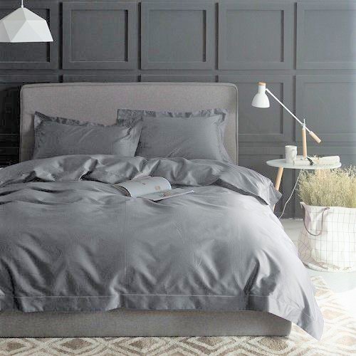 

Комплект постельного белья Сатин 200х220 однотонный Grey Ltextile