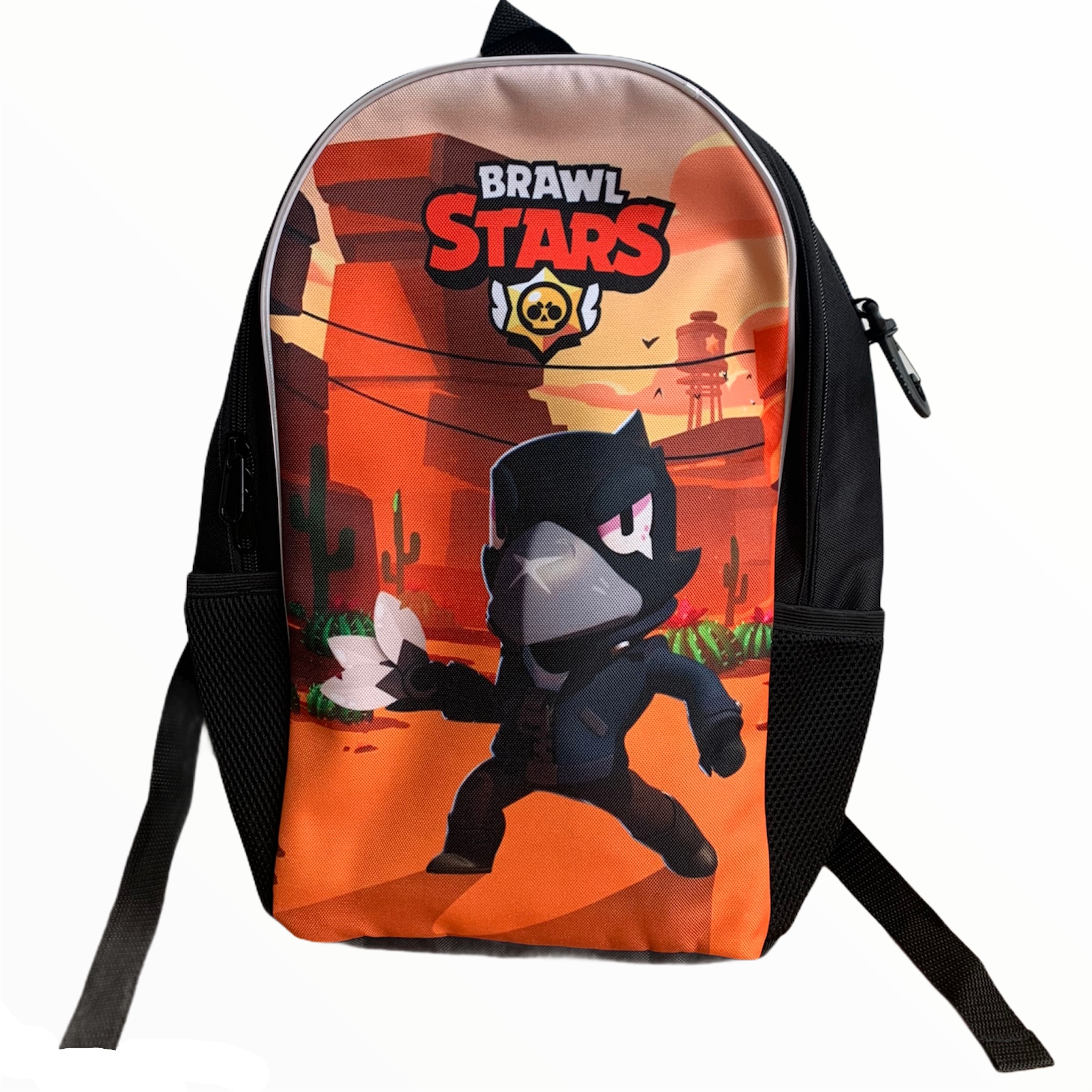 

Рюкзак портфель для школьников Brawl Stars voron