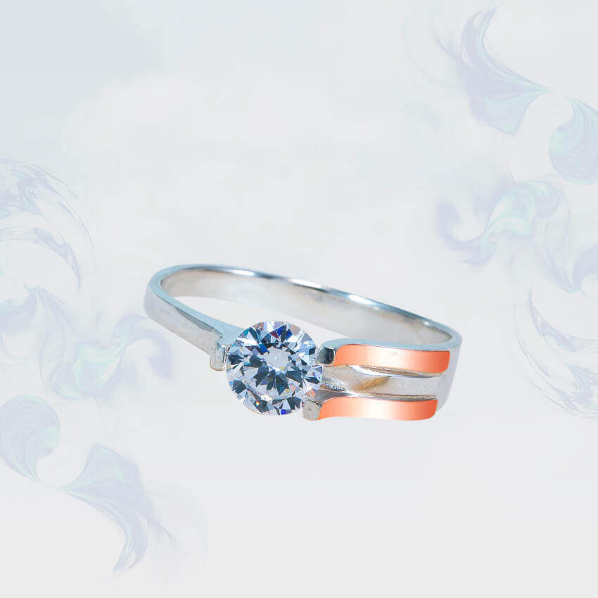 

Кольцо из серебра с золотыми вставками SilverUA модель 171 (размер 22,5)