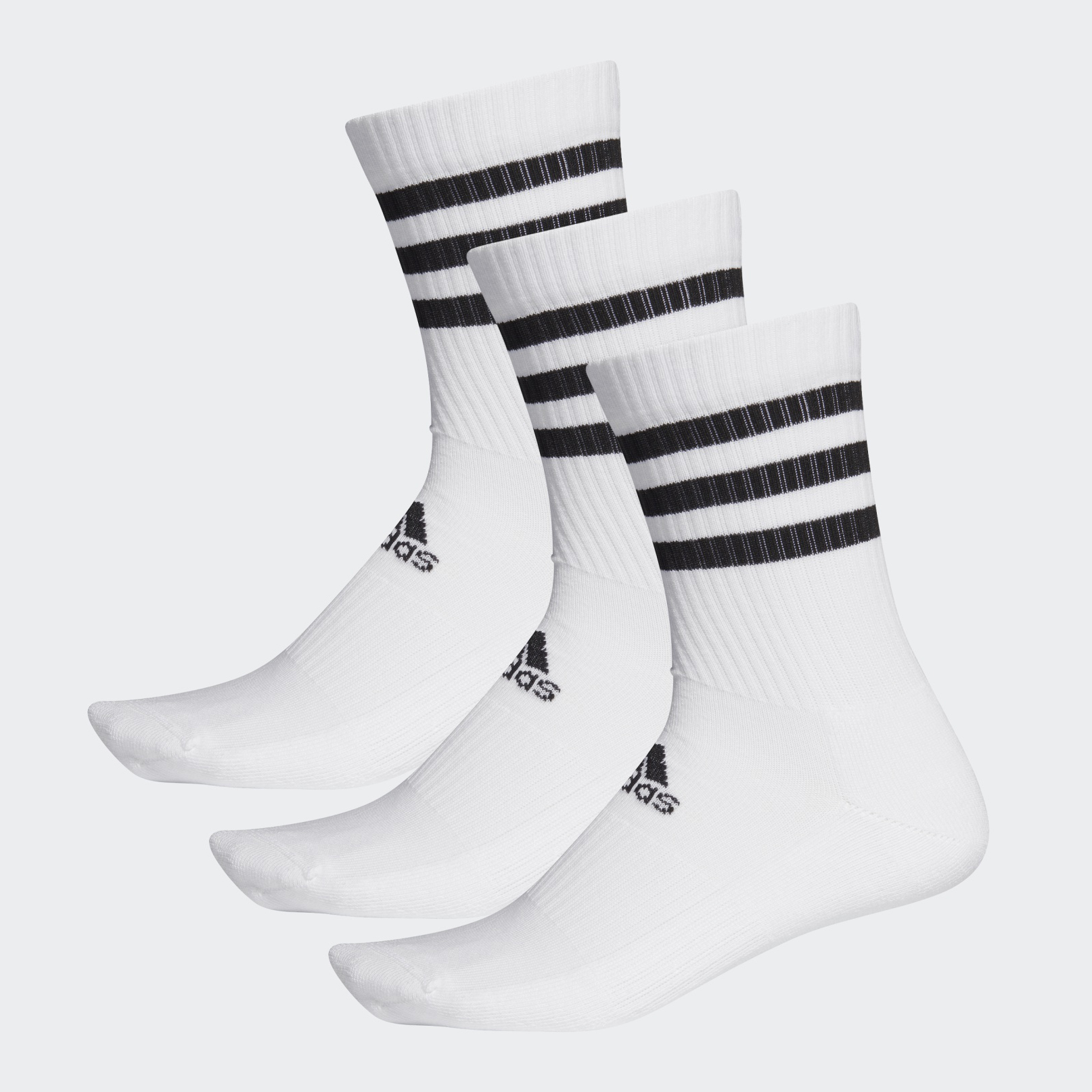 

Набор носков Adidas 3S Csh Crw3P DZ9346 34-36 (XS) 3 пары White-White-White