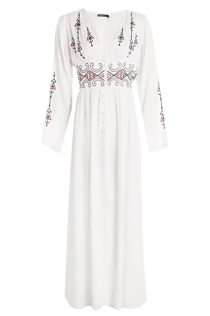 

Платье Boohoo  белый 8520123003481, Платье Boohoo 42 белый 8520123003481