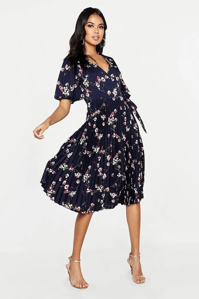 

Платье Boohoo 44 синий 8520123003296