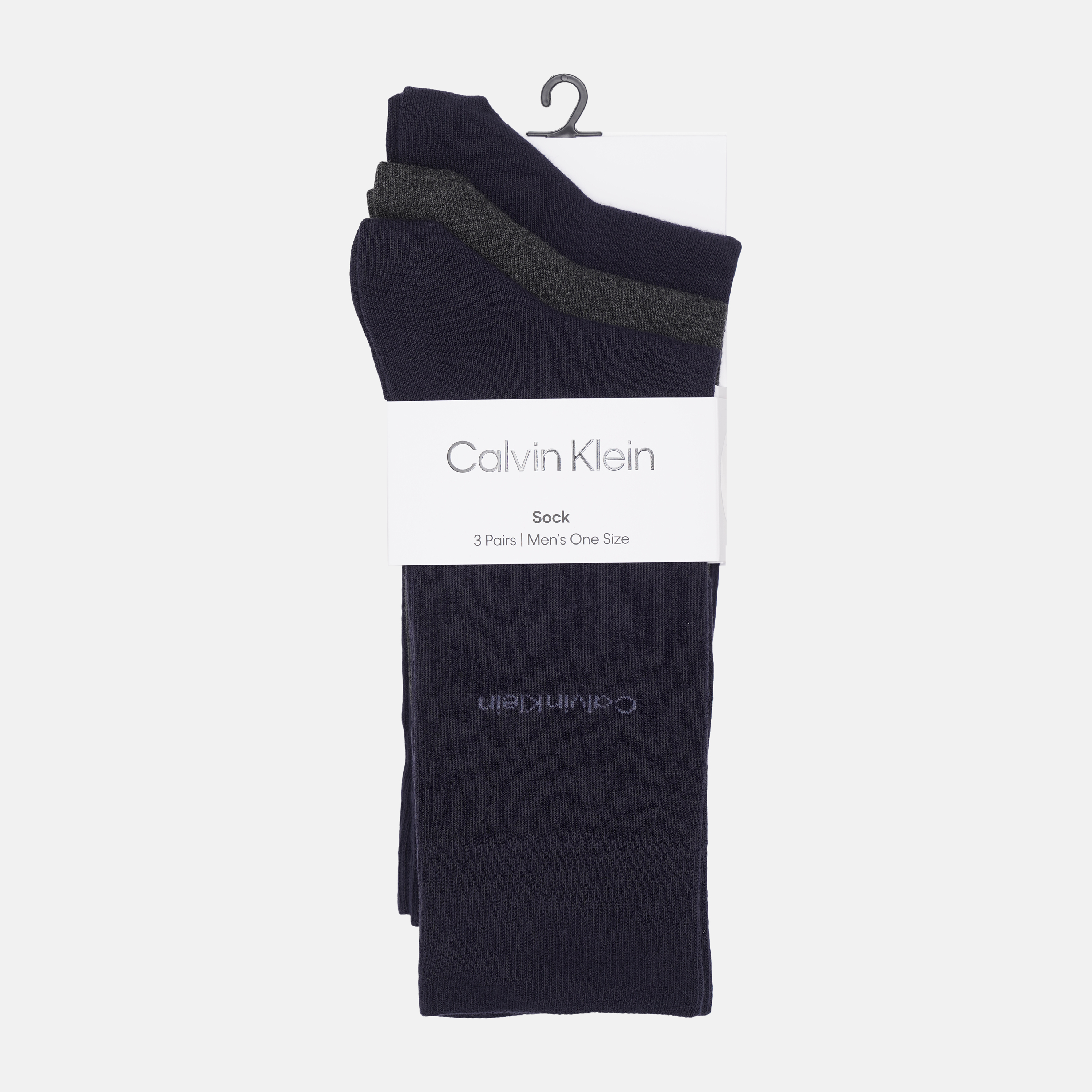 

Набор носков Calvin Klein Jeans 701218710-006 41-44 3 пары Синий/Темно-серый меланж