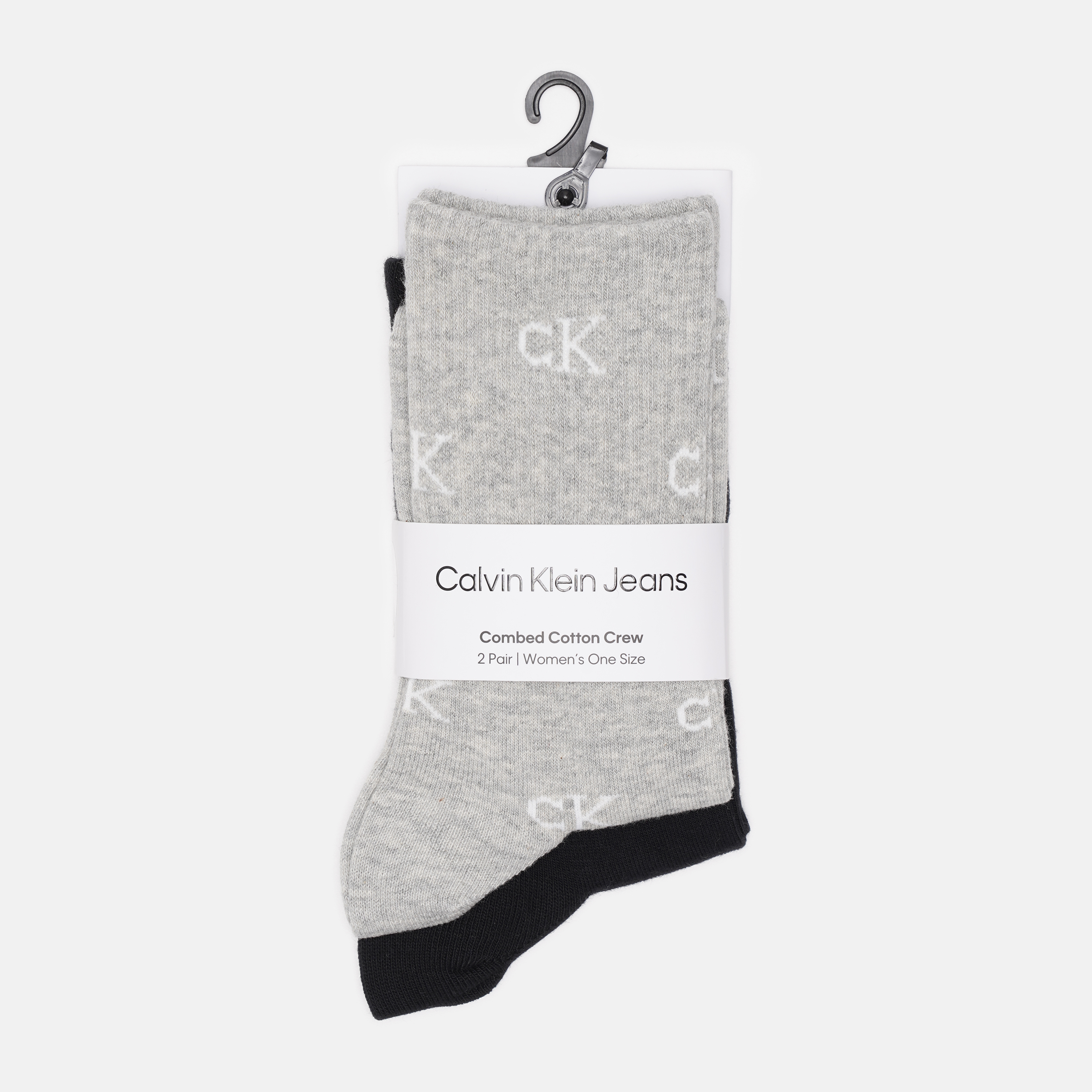 

Набор носков Calvin Klein Jeans 100004507-002 37-40 2 пары Серый меланж