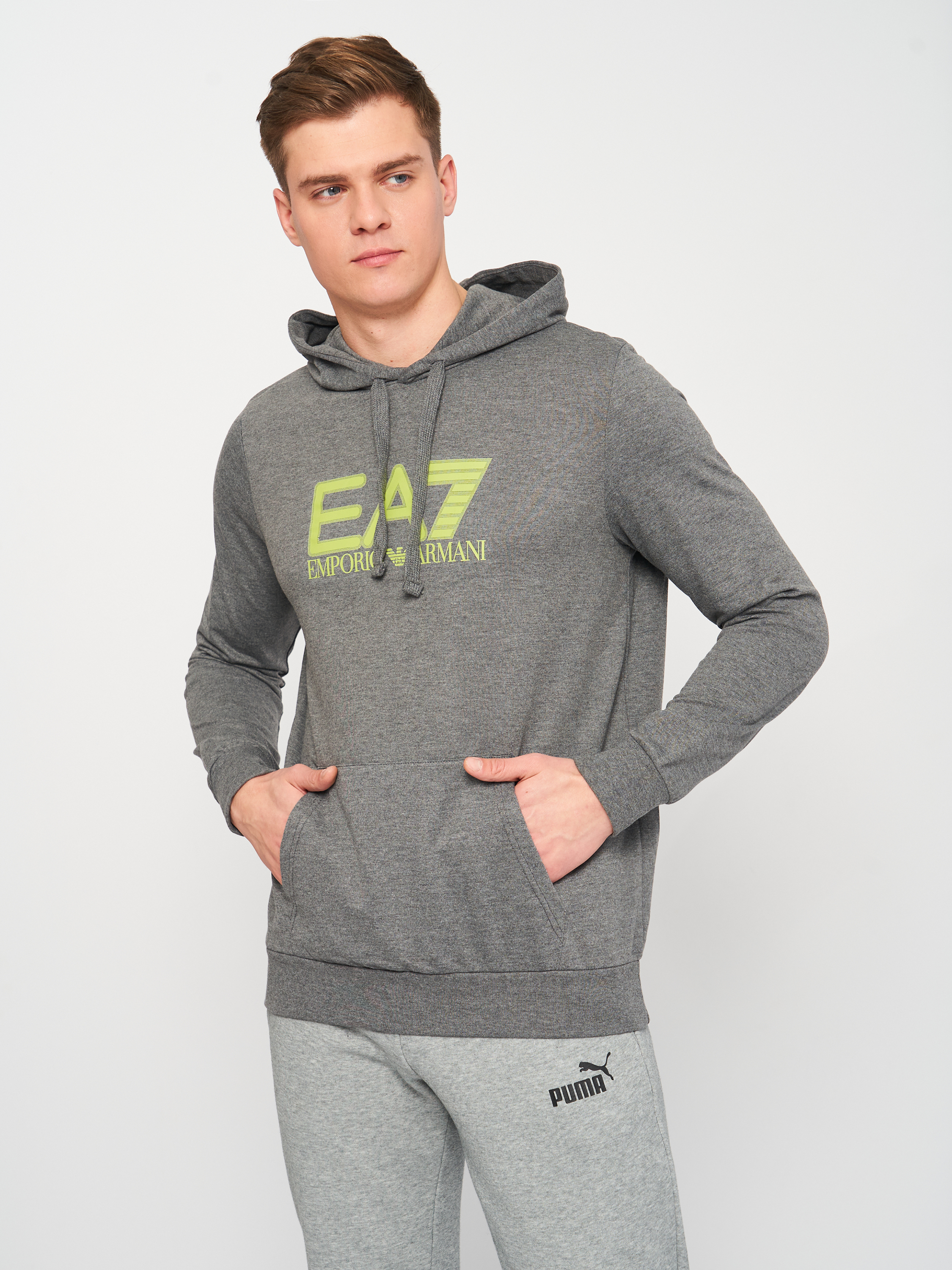 

Худи EA7 10848.2  Серое, Худи EA7 10848.2 2XL Серое