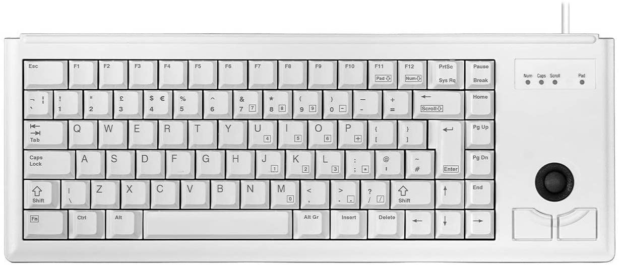 

Cherry Ultraslim Trackball Keyboard (G84-4400LPBDE-2)