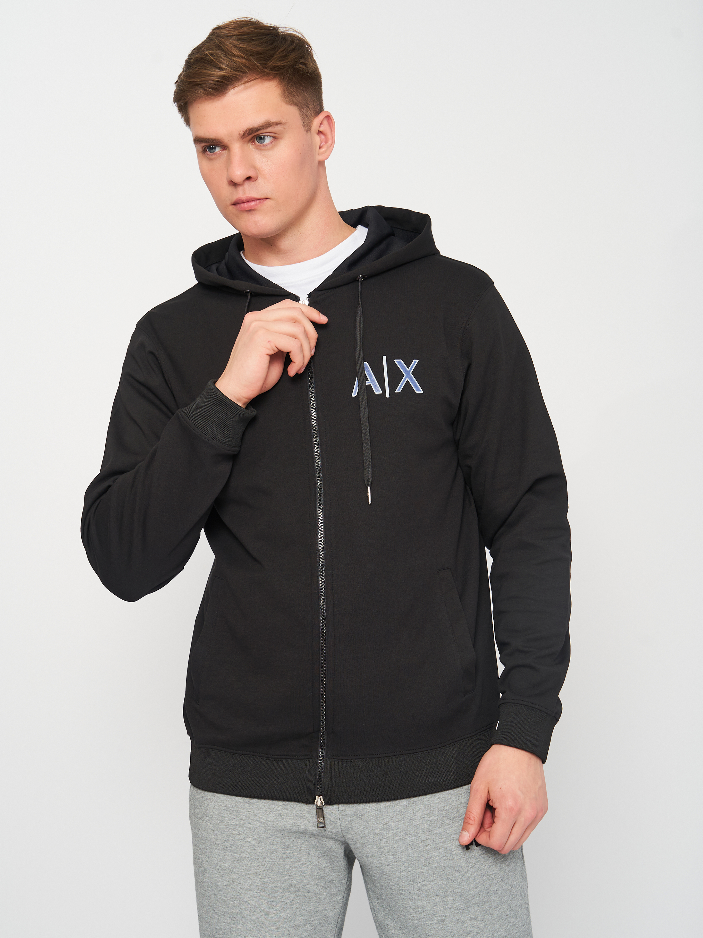 

Толстовка Armani Exchange 10854  Черная, Толстовка Armani Exchange 10854 XL Черная