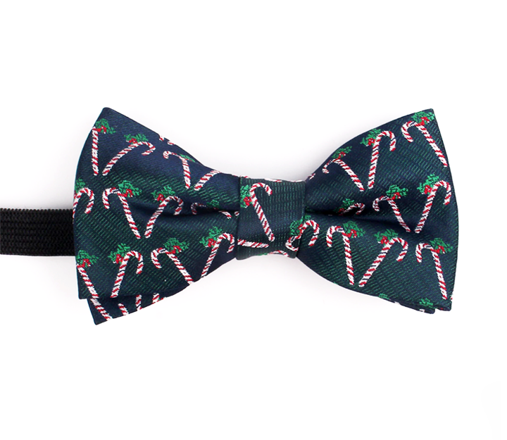 

Галстук-бабочка детская новогодняя из хлопка (m37)