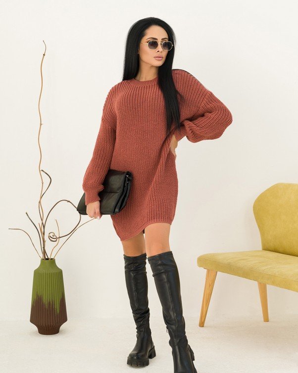 

Платье ISSA PLUS WN20-190 XXL темно-розовое