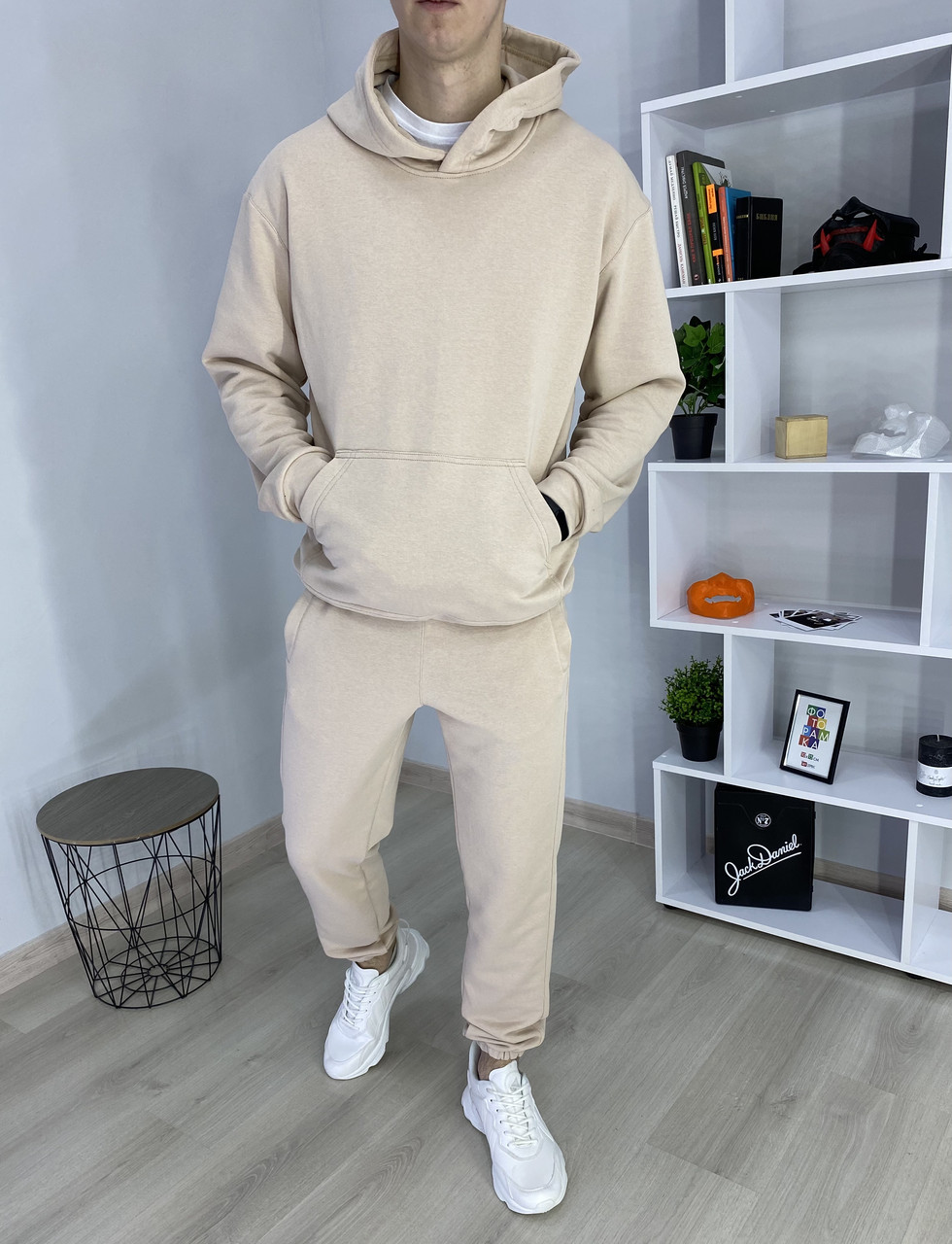 

Спортивный костюм мужской бежевый сезон весна осень Стандарт ТУР, Спортивный костюм мужской бежевый сезон весна осень Стандарт ТУР L