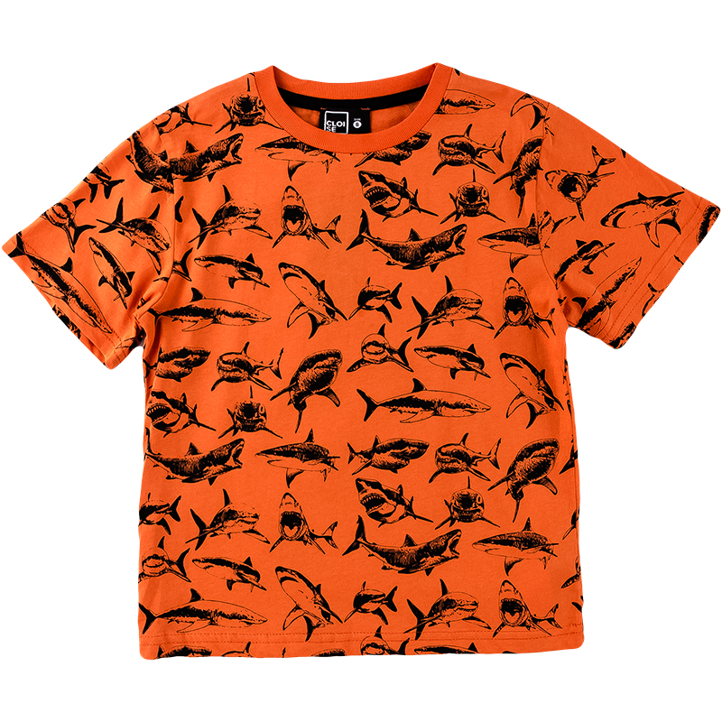 

Футболка для мальчика CLOISE 122 см оранжевый