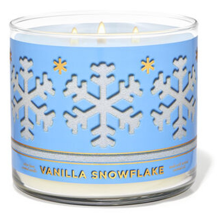 

Свеча ароматизированная Bath and Body Works White Barn VANILLA SNOWFLAKE 3-Wick Candle 411 г
