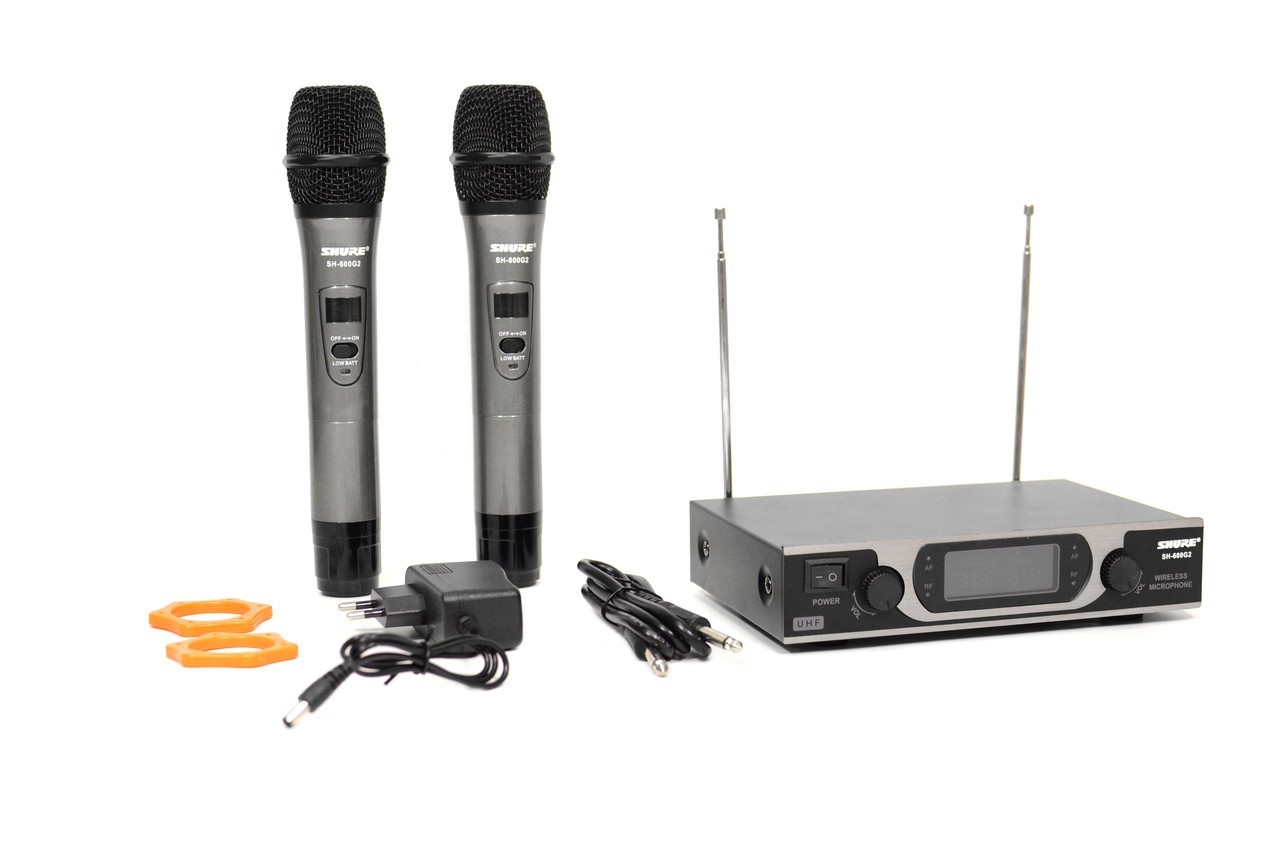 

Беспроводная радиосистема Shure SH-600G2 2 микрофона с функцией караоке (FGHJKJHGFGHJ456745)