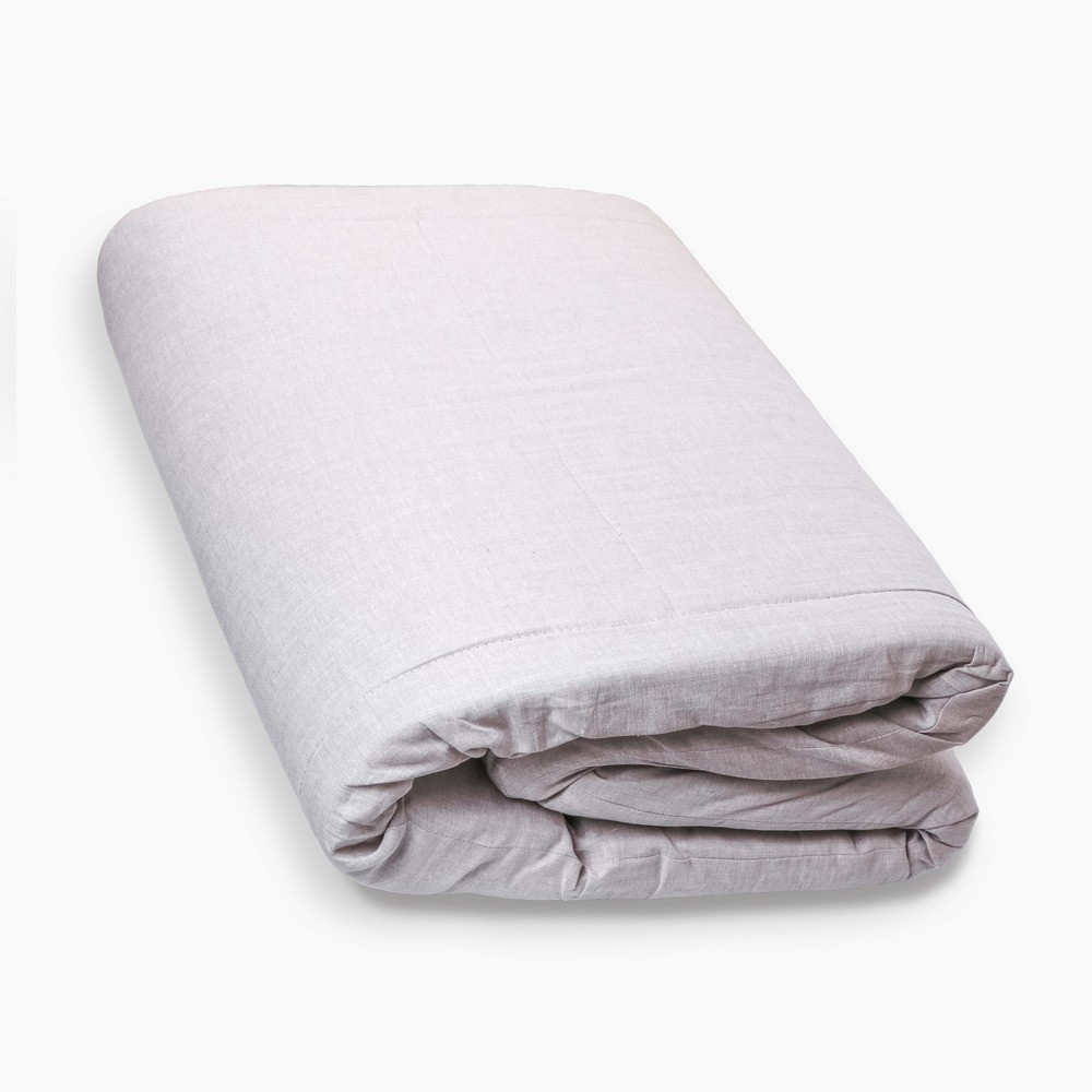 

Матрас Топпер Lintex (зима/лето) 100х190х3 см., ткань лен, серый