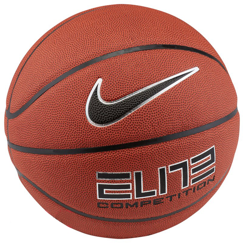 

Мяч баскетбольный Nike Elite Competition 2.0 Amber/Black/Metallic Silver/Black Size 7
