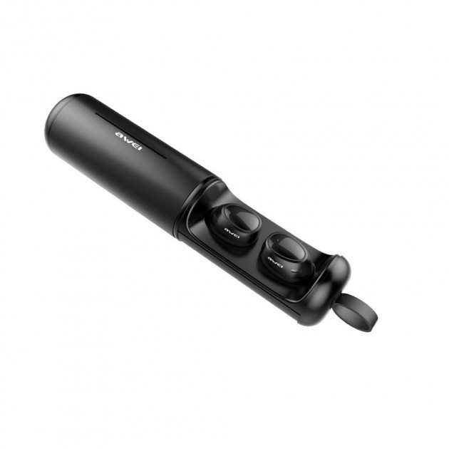 

Беспроводные Bluetooth наушники Awei T5 с зарядным чехлом (Черный)