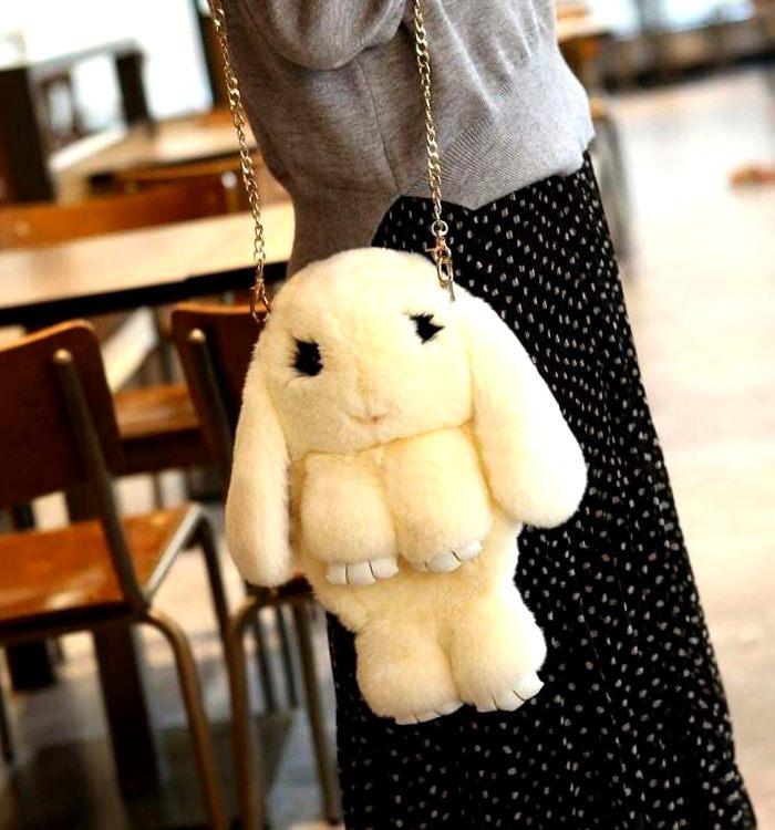 

Детская сумка рюкзак в виде зайца Aliri-00502 Бежевый